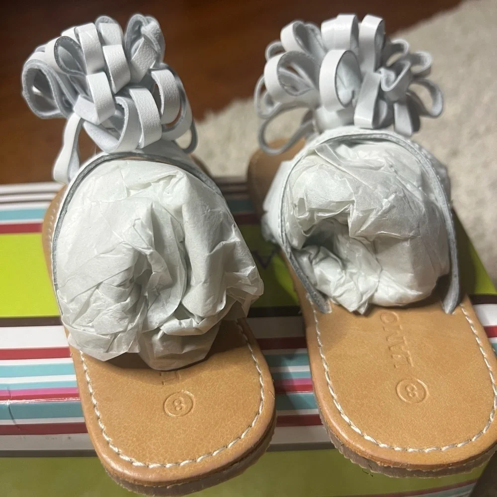 GIRLS L’AMOUR SLIDE ON SANDALS SIZE 8